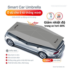 Dù che ô tô thông minh VAYO - Smart Car Umbrella - Hàng chính hãng - điều khiển tự động bằng remote, tháo rời, giảm nhiệt độ 60%, bảo vệ nội thất xe hơi