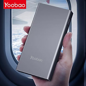 (Hàng chính hãng) Pin sạc dự phòng Yoobao 99Wh 26800mAh thiết kế vỏ nhôm nguyên khối hỗ trợ sạc nhanh PD 45W, QC 3.0 cho điện thoại laptop, Macbook. Thích hợp cho các chuyến đi du lịch, công tác xa,....