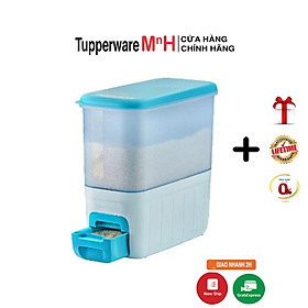 Mua Thùng Gạo Rice Smart Aqua 10kg Tupperware  Bảo Quản Gạo  Nhựa Nguyên Sinh An Toàn Sức Khỏe