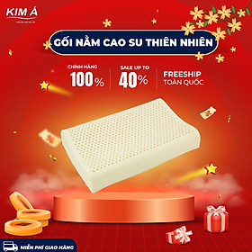 Mua Gối Nằm Cao Su Thiên Nhiên Kim Á 100% Cao Su Thiên Nhiên Cao Cấp  Bền Bĩ  Êm Ái Vượt Trội  Bảo Hành Chính Hãng