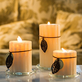 Mua Ly Đựng Nến  Đĩa Nến Trơn Thủy Tinh Trong Suốt Phong Cách Bắc Âu