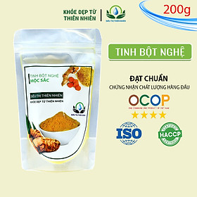 Tinh bột nghệ Mộc Sắc 200g Hỗ trợ ngăn ngừa ung thư