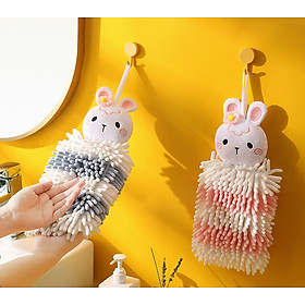Mua Khăn lau tay nhà bếp siêu thấm san hô hình thỏ 16x34 cm màu ngẫu nhiên