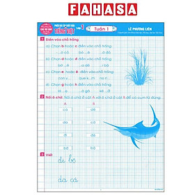 Sách - Phiếu Bài Tập Cuối Tuần Môn Tiếng Việt Lớp 1