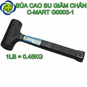 Mua Búa cao su giảm chấn C-Mart G0003-1 0.5Kg