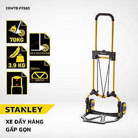 Mua Xe Đẩy Tay 2 Bánh Cao Cấp Có Thể Gấp Gọn Stanley FT580