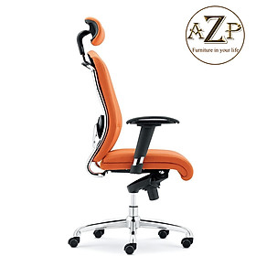 Ghế Giám Đốc, Ghế Văn Phòng Khung Thép 100% AZP FURNITURE Ergonomic AZP-9104N ĐEN - Phân Khúc Cao Cấp - Best Choice Hỗ trợ Lưng