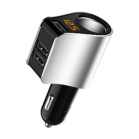 Đầu Sạc Đa Năng Trên Xe Hơi 3 Cổng USB (5V)