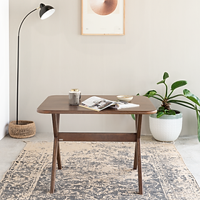 Mua Bàn Ăn Gỗ Cao Su Tự Nhiên MOHO VLINE 601 (90cm)