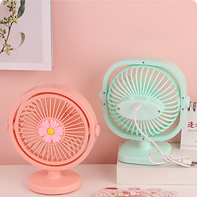 Mua Quạt Tích Điện Mini Để Bàn Chân Kẹp Đa Năng Mini Fan