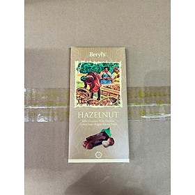 Socola sữa hạt phỉ Beryls 85g - Milk Chocolate with Hazelnut