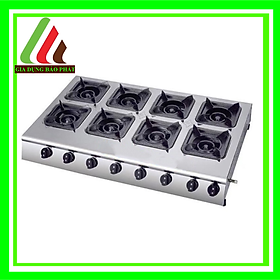 Mua Bếp gas công nghiệp 8 lò chuyên dùng cho quán ăn nhà hàng mì cay cơm niêu bánh xèo