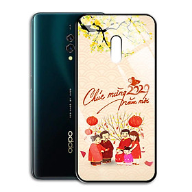 Ốp Lưng Kính Cường Lực cho điện thoại Oppo K3 - 0360 7982 HPNY 24 - Tết đoàn viên - Hàng Chính Hãng