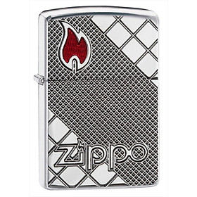 Bật Lửa Zippo Armor Tile Mosaic Polished Chrome 29098