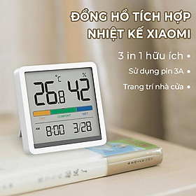 Mua Đồng hồ Xiaomi  nhiệt ẩm kế MIIIW NK5253A có đèn nền - D1457