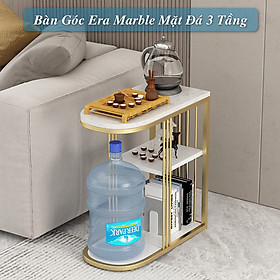 Mua Bàn Góc Era Marble Mặt Đá 3 Tầng