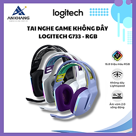 Mua Tai nghe game không dây Logitech G733 - RGB  màn loa Pro-G  Mic Blue Voice - Hàng Chính Hãng - Bảo Hành 24 Tháng