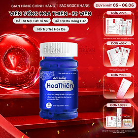 Viên Uống Hoa Thiên Hộp 30 Viên Giúp Đẹp Da Cân Bằng Nội Tiết Tố Cải Thiện Sinh Lý Nữ