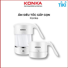 Mua Ấm siêu tốc gấp gọn 0.5L công suất 680W  có thể gấp gọn mang đi du lịch  nguồn 110-220v tùy chỉnh  kèm 1 cục chuyển đổi mọi tiêu chuẩn trên toàn thế giới