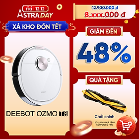 Mua Robot hút bụi lau nhà Deebot Ozmo T8 - PHIÊN BẢN QUỐC TẾ- TIÊU CHUẨN CE CHÂU ÂU - Hàng Chính Hãng