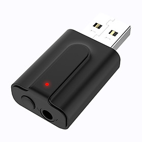 JY 2 in 1 Bluetooth 5.0 Transmitter Receiver 3.5mm AUX HIFI Stereo Audio USB Mini Wireless Adapter for Speakers Car PC
