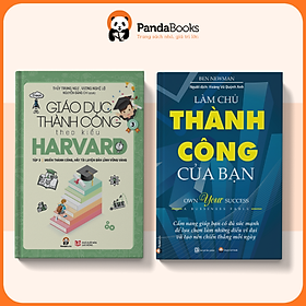 Sách - Combo 2 cuốn Giáo dục thành công theo kiểu Harvard (Tập 3) +Làm chủ thành công của bạn