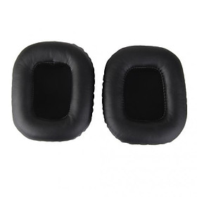 2pairs Black Leather Ear Pads Cushions for  Tiamat 7.1  Gaming Headset