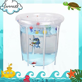 Mua BỂ BƠI ĐỨNG THÀNH CAO TRONG SUỐT DOCTOR DOLPHIN SIZE ĐẠI 80x80