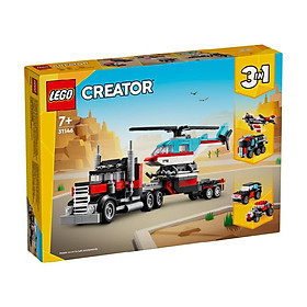 Đồ Chơi Lắp Ráp Xe Tải Vận Chuyển Trực Thăng LEGO CREATOR 31146 (270 chi tiết)
