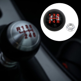 Aluminum Round Ball Gear  Knob, Type R M10 x 1.5 Nuts Fit for Honda Acura Civic CRV Auto Part