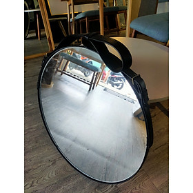 Mua GƯƠNG TRÒN DÂY DA CAO CẤP SIZE 60CM