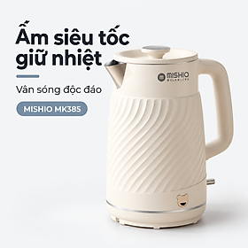 Ấm thuỷ giữ nhiệt 1.7 Lít Mishio MK385 inox 304 - hàng chính hãng
