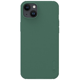 Ốp Lưng cho iPhone 15 / 15 Plus / 15 Pro / 15 Pro Max Nillkin Super Frosted Shield Pro Case - Hàng Chính Hãng - Xanh lá - iPhone 15 Plus