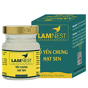 TỔ YẾN CHƯNG HẠT SEN ( tổ yến 28% ) Hộp 1 hủ LAMNEST