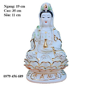 Phật Bà Quan Âm cao 35 cm