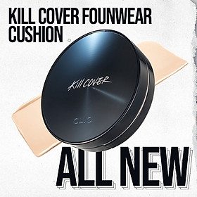 (MẪU MỚI) Phấn nước Clio Kill Cover Founwear Cushion All New SPF 50+ (15gx2 lõi) Lâu trôi, mịn da