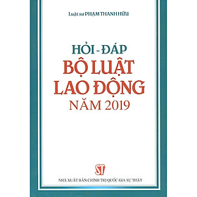 Hình ảnh sách Hỏi – Đáp Bộ Luật Lao Động Năm 2019