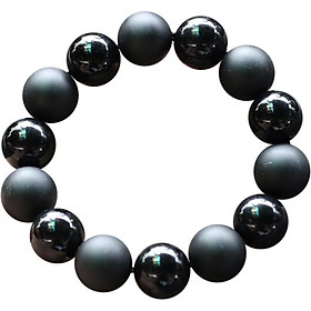 Vòng Đá Obsidian Đá Thiền Bóng Nhám Ngọc Quý Gemstones
