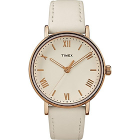 Đồng Hồ Nữ Dây Da Timex Southview TW2R28300 (37mm) - Trắng