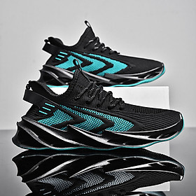 Giày Thể Thao Nam MENDO - Giày Sneaker Màu Xanh Đen -  Đen - Xám, Giày Thể Thao Đế Độn Tăng Chiều Cao - G5070