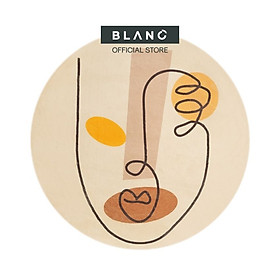 Mua Thảm Trải Sàn Tròn Cam BLANC  Thảm Trải Sàn Phòng Khách Thảm Trải Sàn - Thảm Tròn Đủ Size