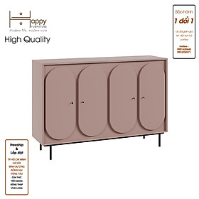 [Happy Home Furniture] SWEETY, Tủ đựng đồ 4 cửa mở - chân sắt, 140cm x 40cm x 95cm ( DxRxC), TCM_062