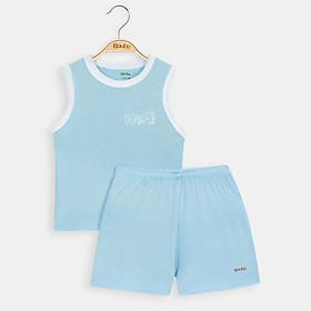 Bộ quần áo ba lỗ màu trơn Boube mùa hè - Chất liệu Petit mềm mịn, thấm hút cao - Fullsize cho bé từ 0-24M