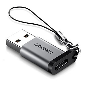 Ugreen UG50533US276TK Màu Xám Đầu chuyển đổi USB 3.0 dương sang TYPE C âm - HÀNG CHÍNH HÃNG