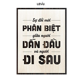 Tranh Slogan động lực LEVU LV105 