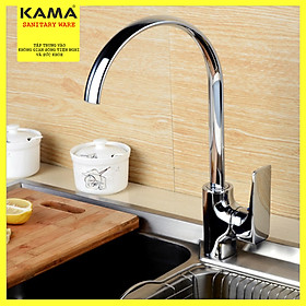 Mua Vòi Rửa Chén Bát Đồng Mạ Crome KAMA SYNLK-06  hai chức năng nóng lạnh  kiểu dáng sang trọng  phù hợp với mọi bồn rửa - HÀNG CHÍNH HÃNG