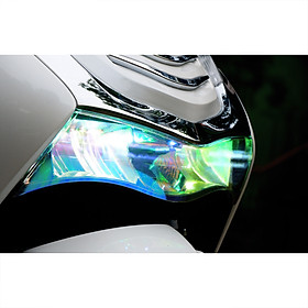 Decal CHÓA ĐÈN Honda SH chuyển màu bảo vệ CHÓA ĐÈN SH màu xanh cánh cam