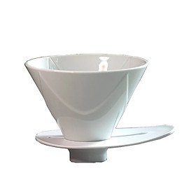  Phễu lọc cà phê bằng sứ Hario V60 VDMU-02-CW One Pour Dripper Ceramic  Mugen 1- 2 cups