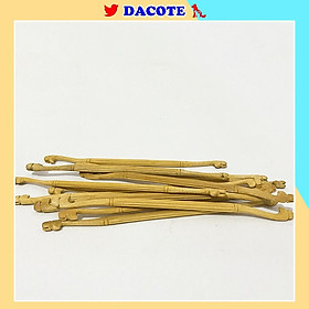 Cầu đậu thẳng cho chim khuyên chất liệu gỗ cao cấp khắc hình đầu rồng nổi bật