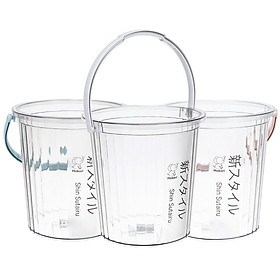 Mua Xô nhựa trong 10L Hokori  đựng nước trong suốt dày dặn cao cấp